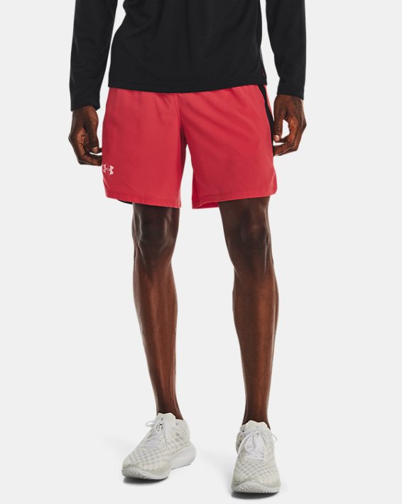 Herren UA Launch Run Shorts (18 cm), Red, pdpMainDesktop image number 0